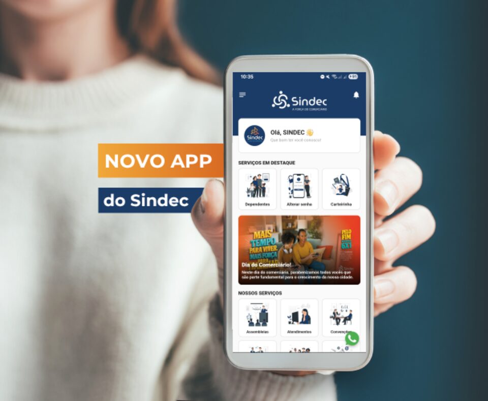 Ilustração do aplicativo